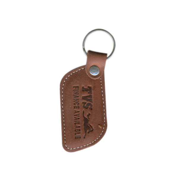 Leather Key Chain (Dark Brown)