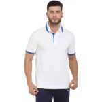Puma-Solid-Men-Polo-Neck-White-T-Shirt
