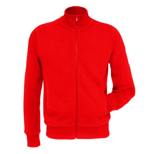 Sweatshirt Full Zipper (Red)
