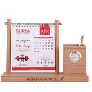 Table Calendar with Pen Stand