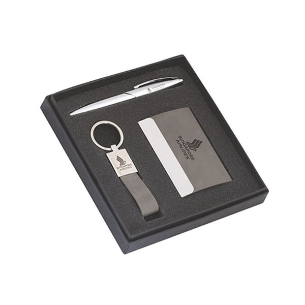 3-in-1-Gift-Set-With-Pen-Visiting-Card-and-Key-Chain