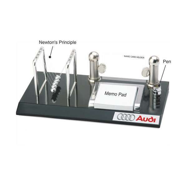 4 in 1 Newton's Principle | Pen | Memo Pad | Name Card Holder