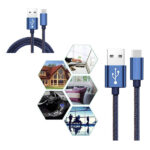 Digitek-Platinum-Denim-Braided-Rapid-Charge-&-Data-Sync-Type-C-USB-Cable
