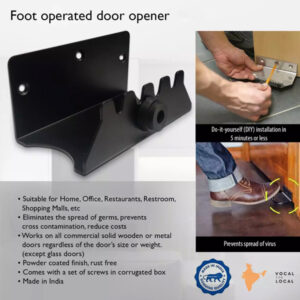 Foot Operated Door Opener | Screws Included