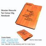 Wooden-Nescafe-Tan-Colour-Big-Notebook