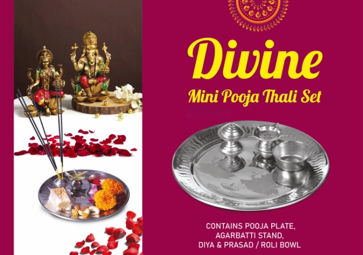 Divine Mini Pooja Thali set